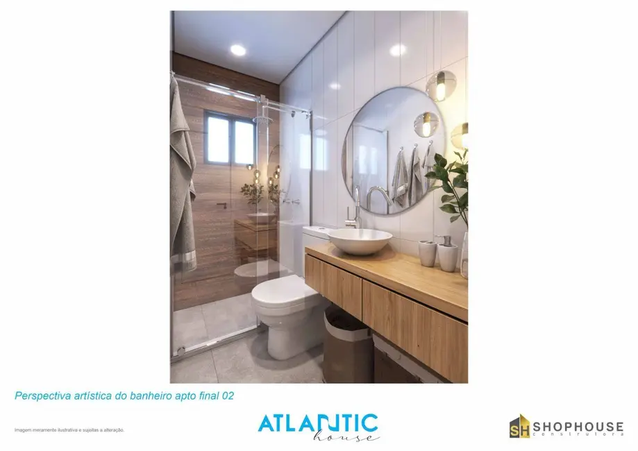 Foto 2 de Apartamento com 1 quarto à venda, 39m2 em Maracanã, Praia Grande - SP