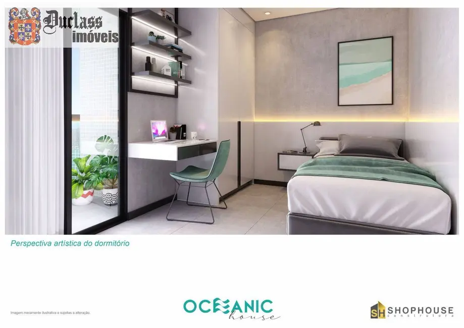 Foto 4 de Apartamento com 2 quartos à venda, 59m2 em Maracanã, Praia Grande - SP