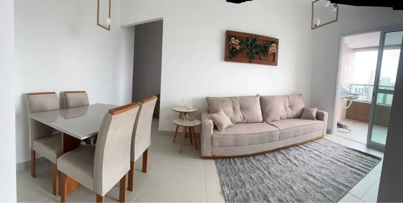 Foto 1 de Apartamento com 2 quartos à venda, 70m2 em Aviação, Praia Grande - SP