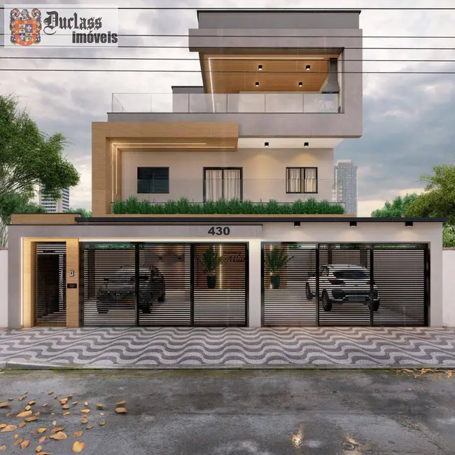 Sobrado com 3 quartos à venda, 78m2 em Guilhermina, Praia Grande - SP - imagem 1 Foto 1 de Sobrado com 3 quartos à venda, 78m2 em Guilhermina, Praia Grande - SP