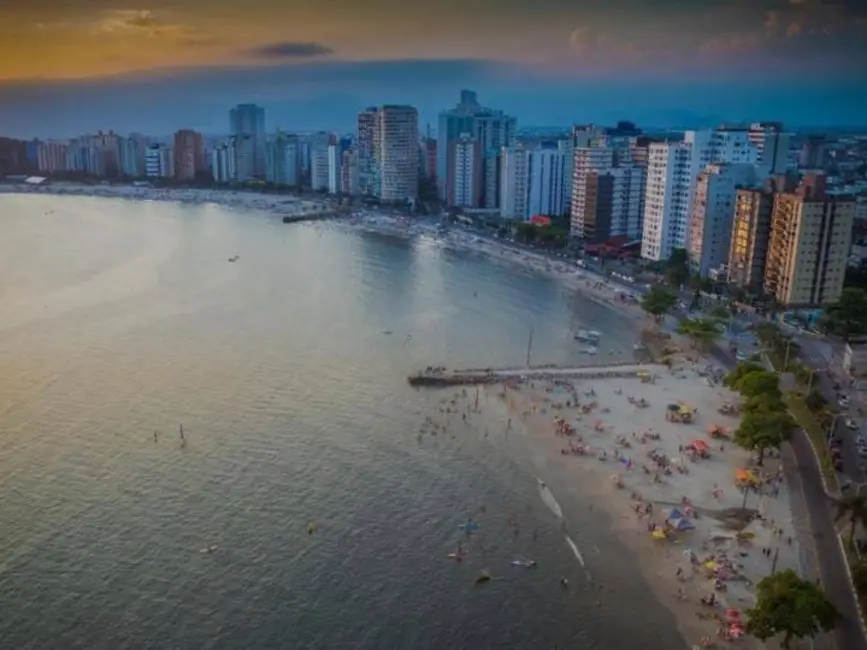 Foto 2 de Loft / Flat com 1 quarto à venda, 50m2 em Centro, Sao Vicente - SP