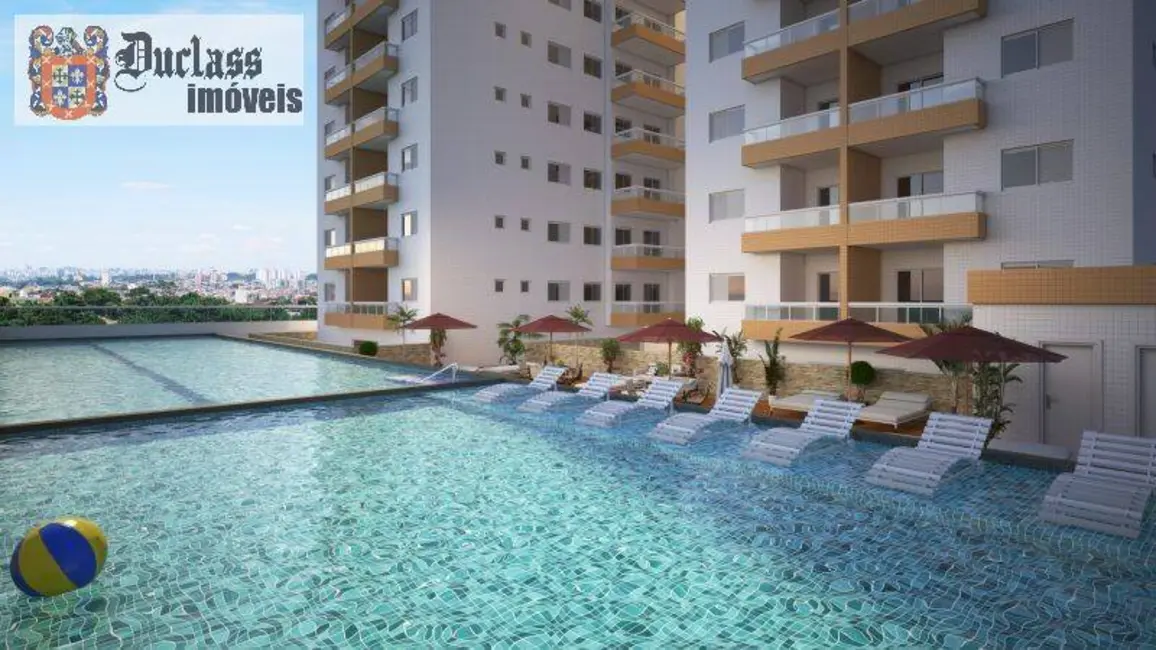 Foto 2 de Apartamento com 2 quartos à venda, 57m2 em Boqueirão, Praia Grande - SP