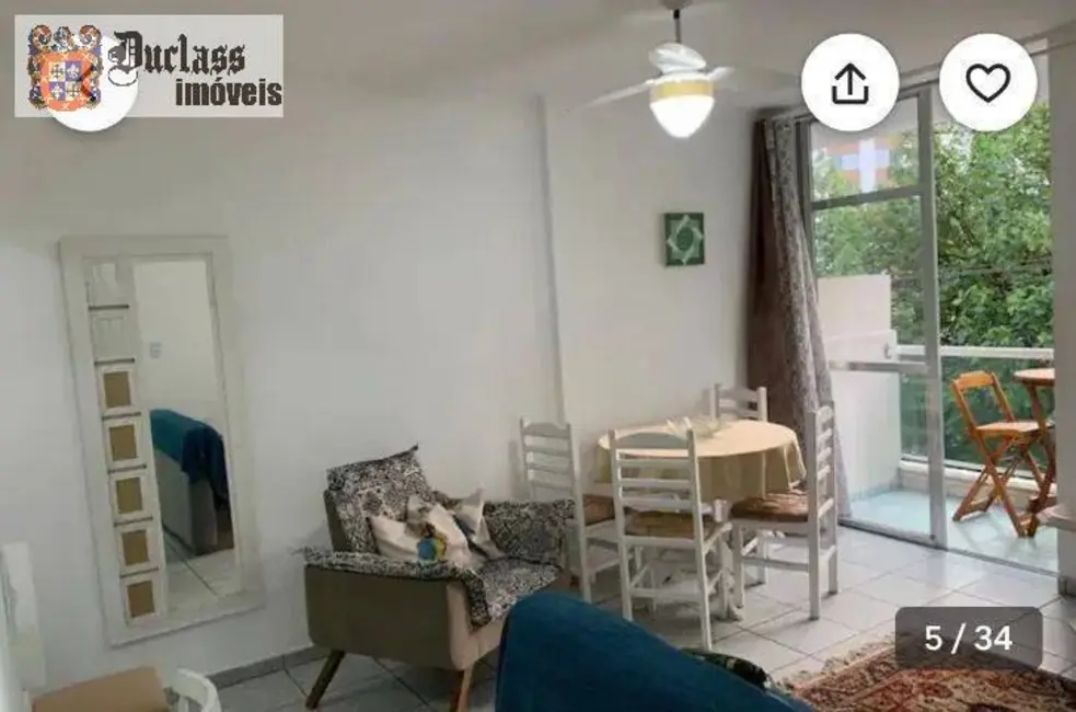 Foto 6 de Apartamento com 2 quartos à venda, 54m2 em Barra Funda, Guaruja - SP