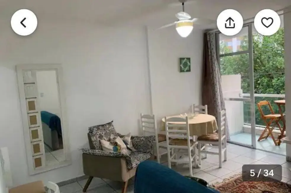 Foto 6 de Apartamento com 2 quartos à venda, 54m2 em Barra Funda, Guaruja - SP