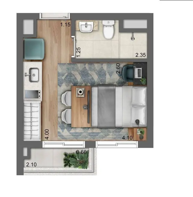 Foto 7 de Casa com 1 quarto à venda, 21m2 em Santo Amaro, São Paulo - SP