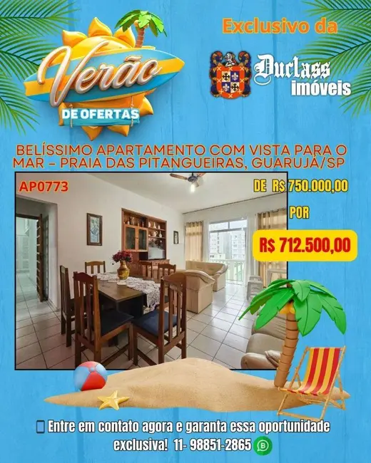 Foto 1 de Apartamento com 4 quartos à venda, 163m2 em Vila Maia, Guaruja - SP