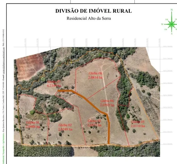 Foto 4 de Terreno / Lote à venda, 20000m2 em Camanducaia - MG