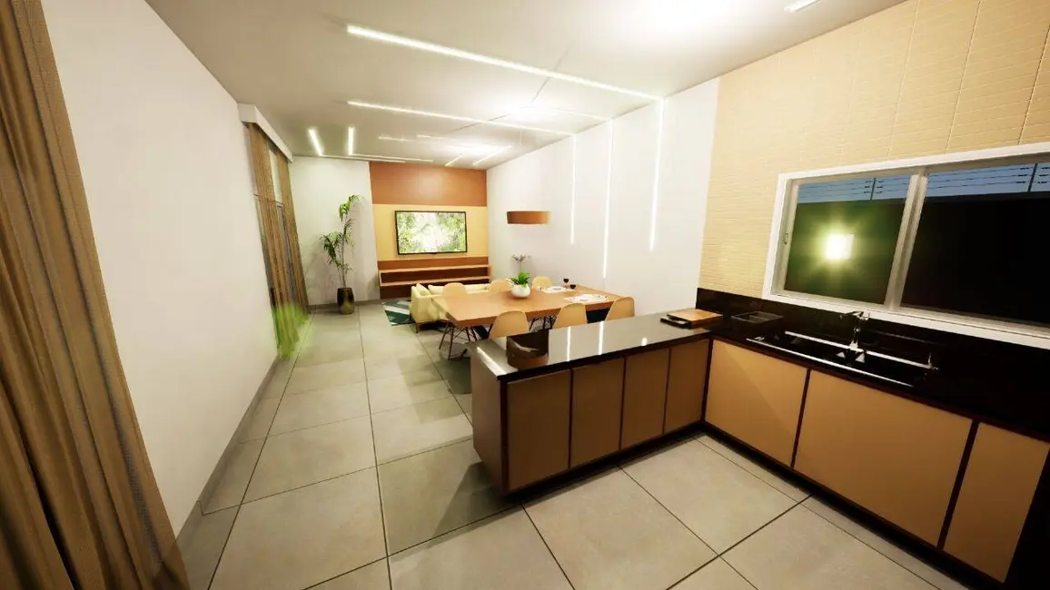 Foto 2 de Casa com 3 quartos à venda, 117m2 em Poiares, Caraguatatuba - SP