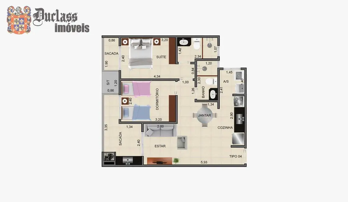 Foto 9 de Apartamento com 2 quartos à venda, 62m2 em Ubatuba - SP