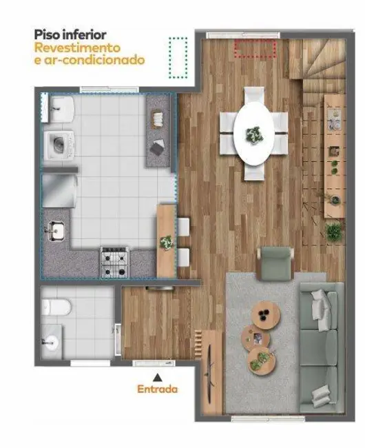 Sobrado com 2 quartos à venda, 89m2 em Extrema - MG - imagem 8 Foto 8 de Sobrado com 2 quartos à venda, 89m2 em Extrema - MG