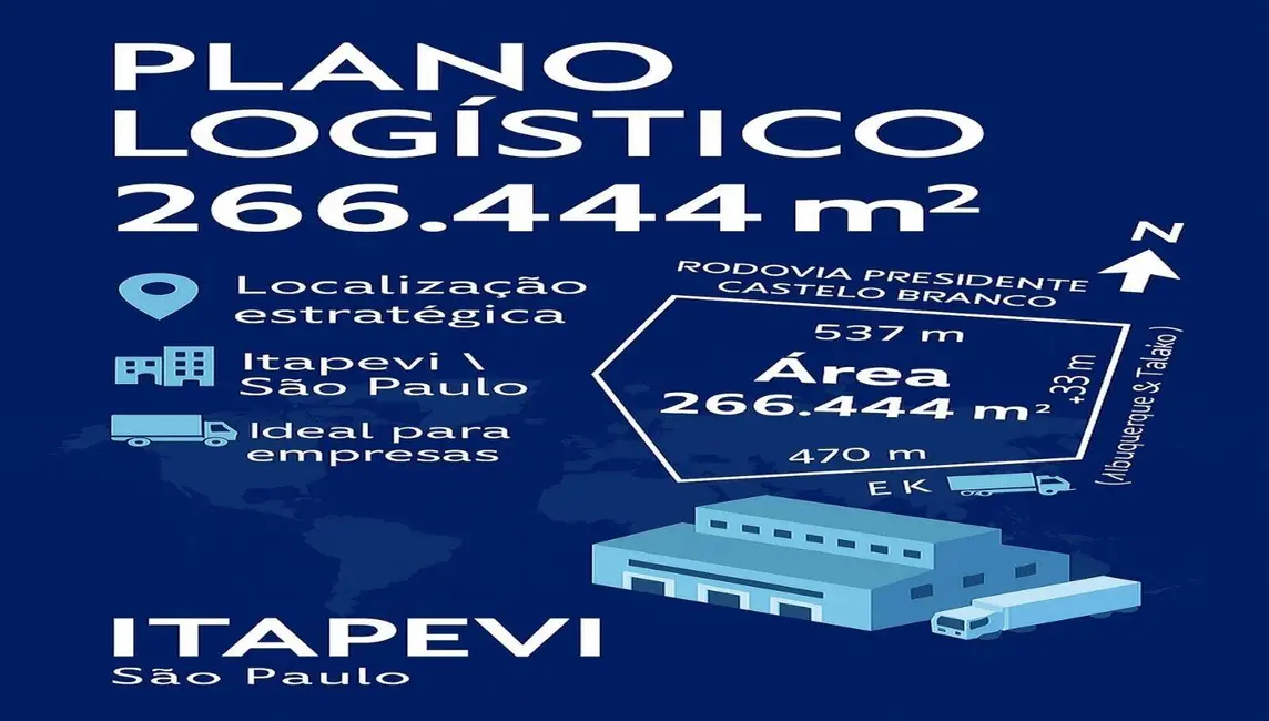 Foto 3 de Sala Comercial à venda, 266444m2 em Ingahi, Itapevi - SP