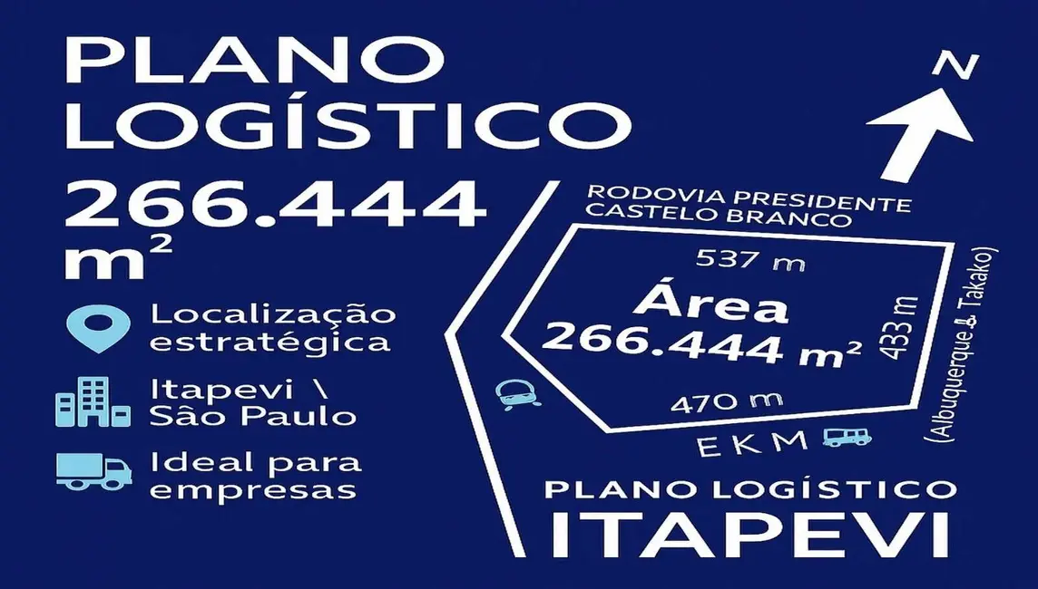 Foto 2 de Sala Comercial à venda, 266444m2 em Ingahi, Itapevi - SP