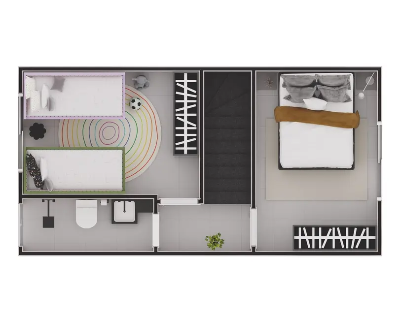 Foto 5 de Casa de Condomínio com 2 quartos à venda, 43m2 em Ocian, Praia Grande - SP