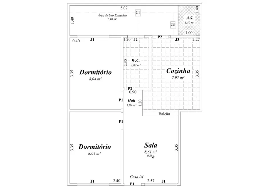 Foto 4 de Casa de Condomínio com 2 quartos à venda, 42m2 em Antártica, Praia Grande - SP