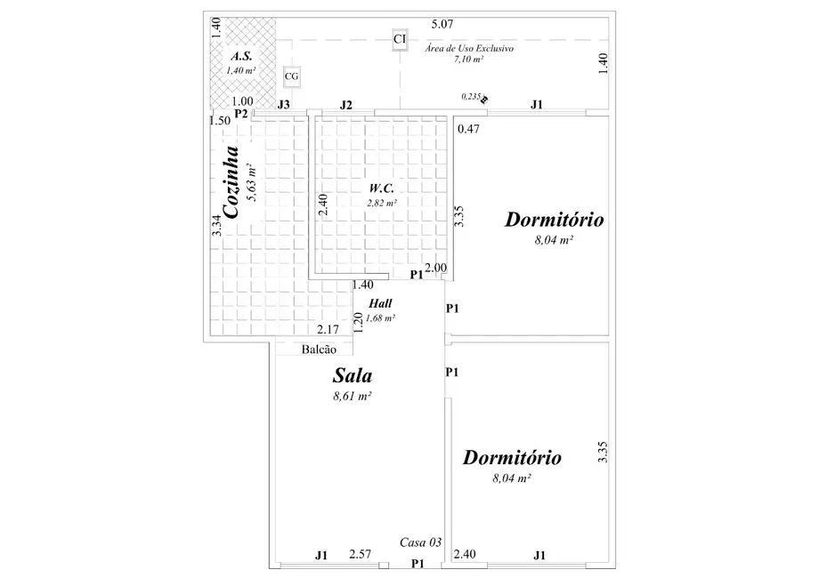 Foto 8 de Casa de Condomínio com 2 quartos à venda, 42m2 em Antártica, Praia Grande - SP