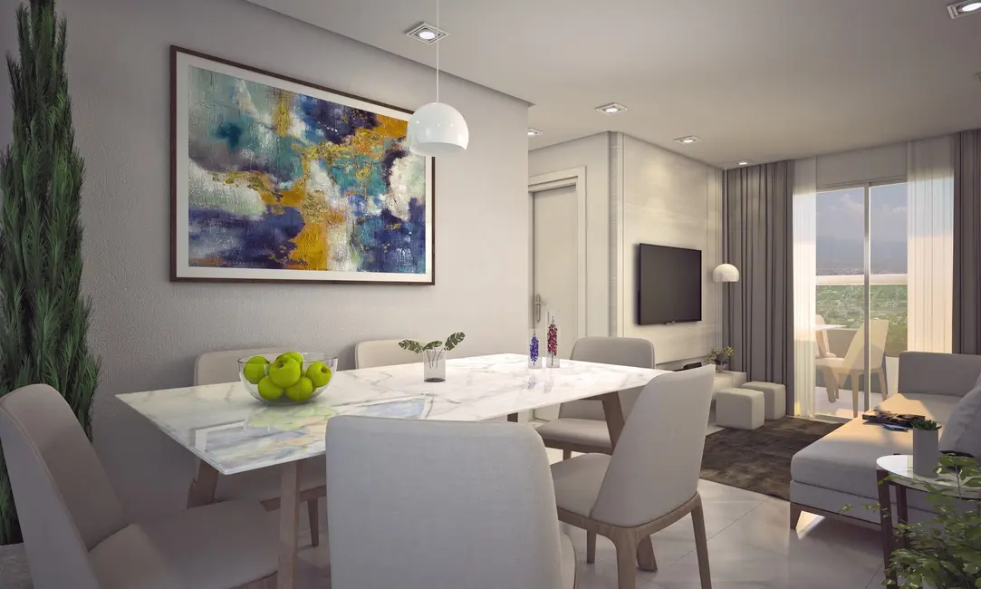 Foto 4 de Apartamento com 1 quarto à venda, 37m2 em Aviação, Praia Grande - SP