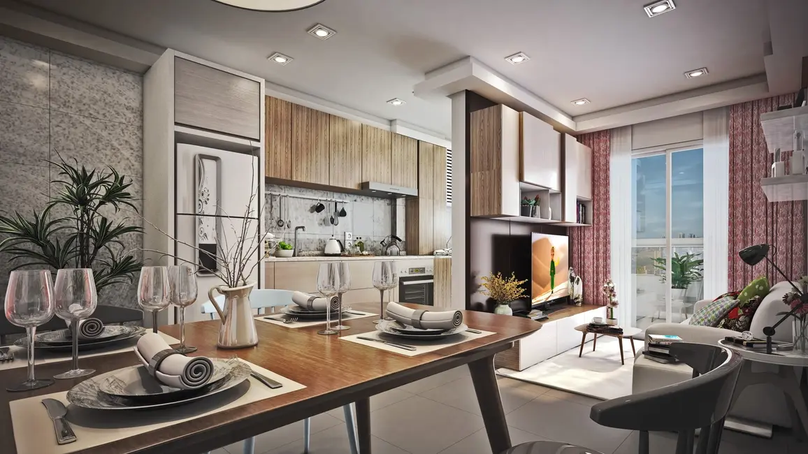 Apartamento com 2 quartos à venda, 57m2 em Canto do Forte, Praia Grande - SP - imagem 4 Foto 4 de Apartamento com 2 quartos à venda, 57m2 em Canto do Forte, Praia Grande - SP
