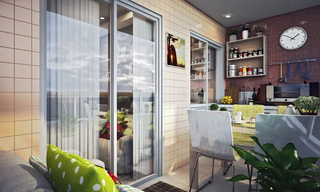 Apartamento com 2 quartos à venda, 57m2 em Canto do Forte, Praia Grande - SP - imagem 3 Foto 3 de Apartamento com 2 quartos à venda, 57m2 em Canto do Forte, Praia Grande - SP