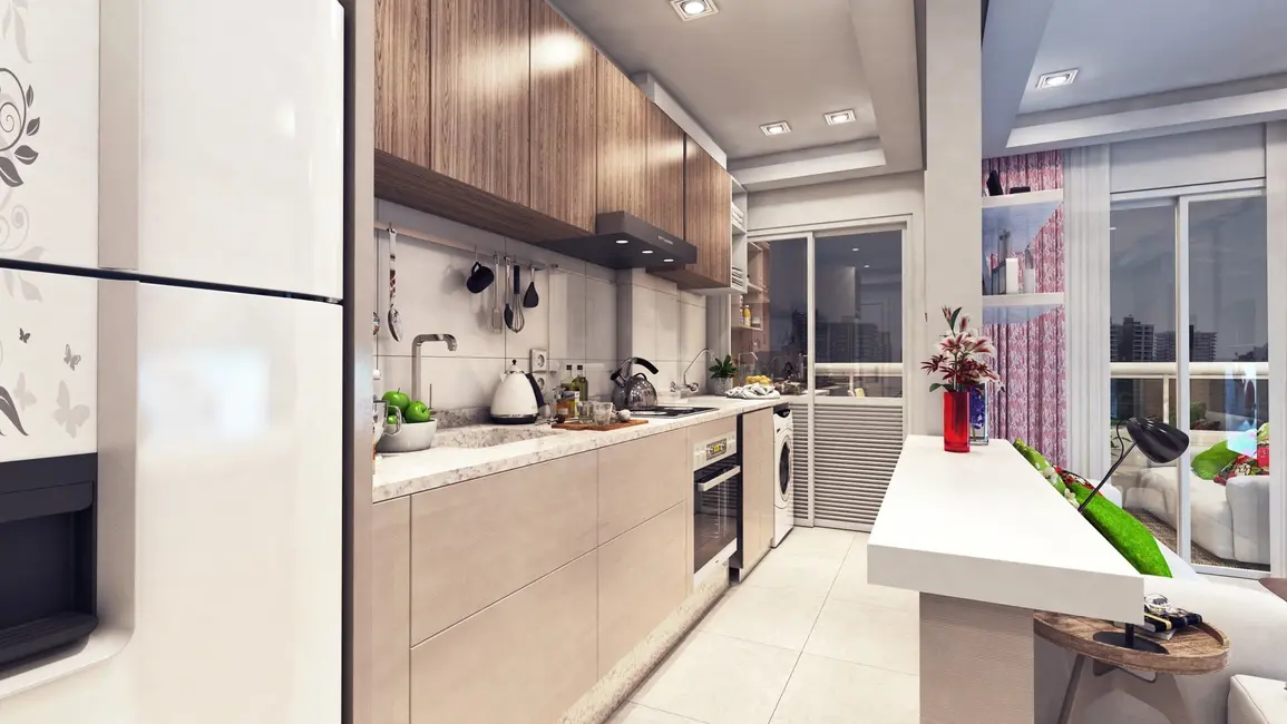 Apartamento com 2 quartos à venda, 57m2 em Canto do Forte, Praia Grande - SP - imagem 5 Foto 5 de Apartamento com 2 quartos à venda, 57m2 em Canto do Forte, Praia Grande - SP