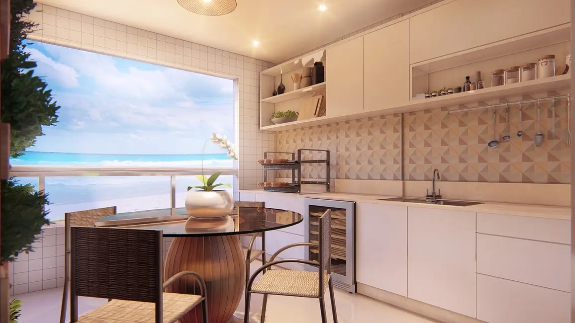 Foto 2 de Apartamento com 2 quartos à venda, 72m2 em Aviação, Praia Grande - SP