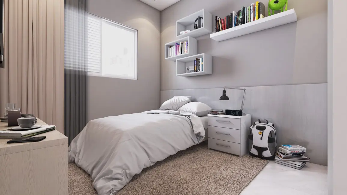 Foto 3 de Apartamento com 2 quartos à venda, 60m2 em Centro, Sao Vicente - SP