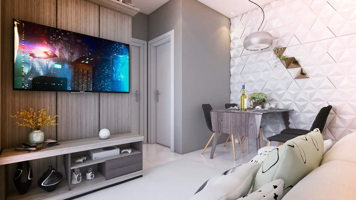 Foto 5 de Apartamento com 2 quartos à venda, 44m2 em Parque São Vicente, Sao Vicente - SP