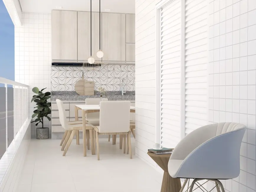 Foto 2 de Apartamento com 2 quartos à venda, 76m2 em Mongagua - SP