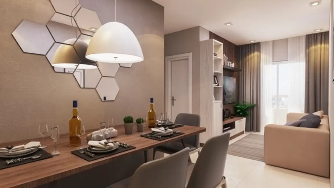 Foto 3 de Apartamento com 2 quartos à venda, 57m2 em Boqueirão, Praia Grande - SP