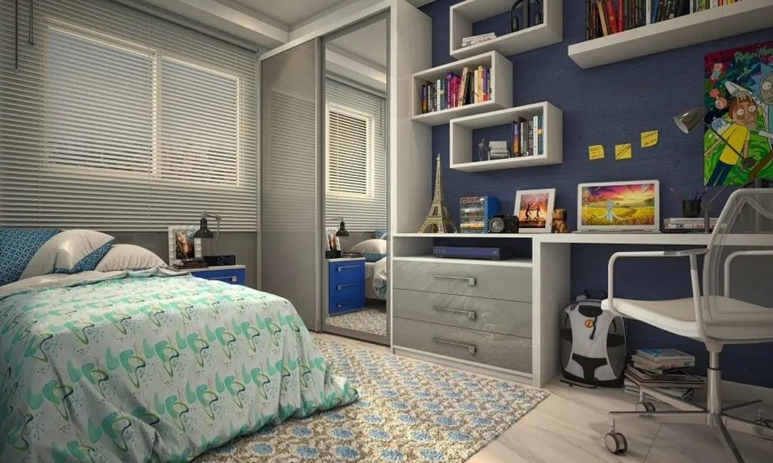 Apartamento com 2 quartos à venda, 58m2 em Guilhermina, Praia Grande - SP - imagem 9 Foto 9 de Apartamento com 2 quartos à venda, 58m2 em Guilhermina, Praia Grande - SP