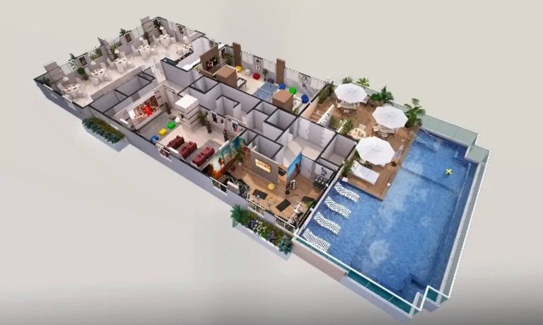 Apartamento com 2 quartos à venda, 55m2 em Guilhermina, Praia Grande - SP - imagem 4 Foto 4 de Apartamento com 2 quartos à venda, 55m2 em Guilhermina, Praia Grande - SP