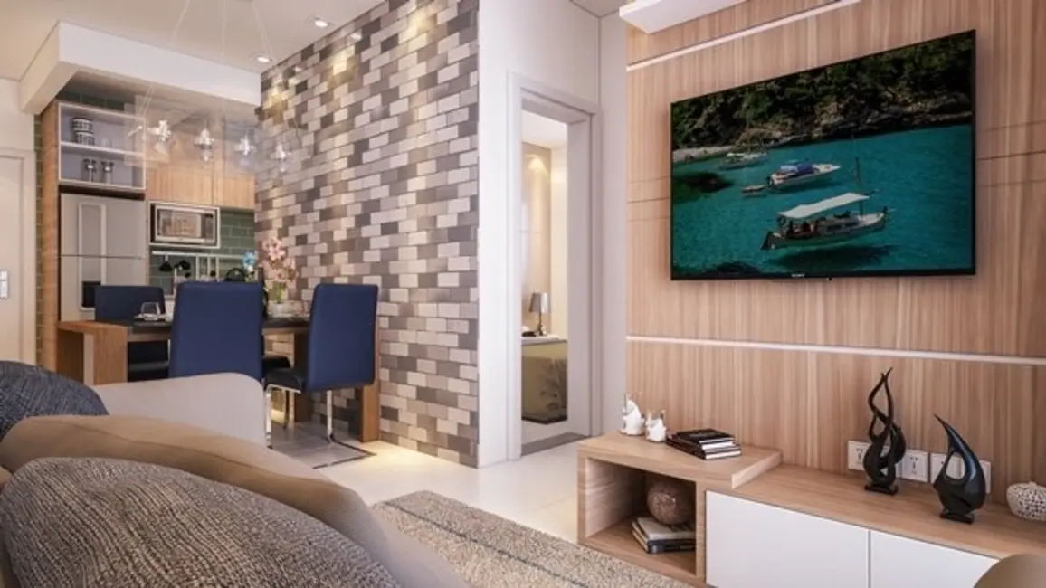 Foto 7 de Apartamento com 2 quartos à venda, 47m2 em Parque São Vicente, Sao Vicente - SP