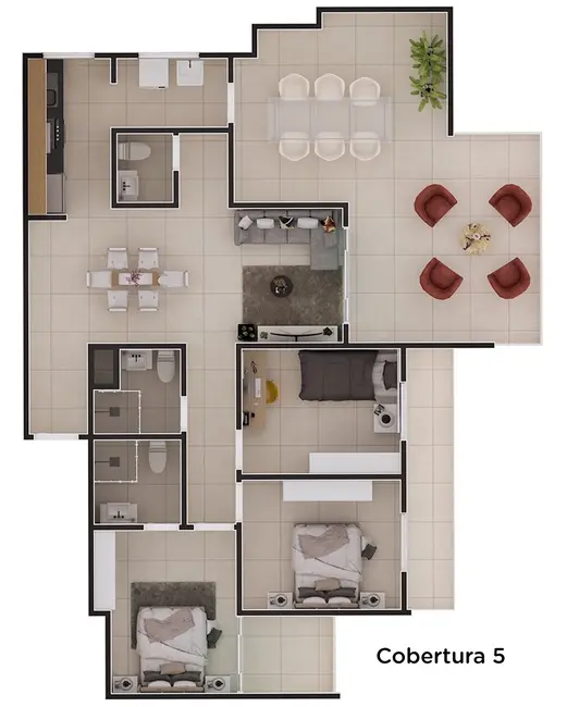 Foto 2 de Apartamento com 2 quartos à venda, 67m2 em Centro, Itanhaem - SP