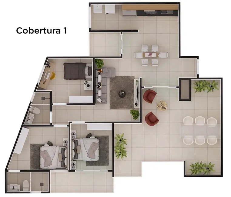 Foto 7 de Apartamento com 2 quartos à venda, 67m2 em Centro, Itanhaem - SP