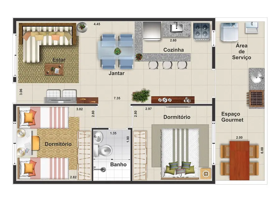 Foto 5 de Casa de Condomínio com 2 quartos à venda, 48m2 em Itanhaem - SP