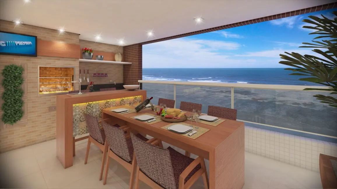 Foto 1 de Apartamento com 2 quartos à venda, 77m2 em Centro, Mongagua - SP