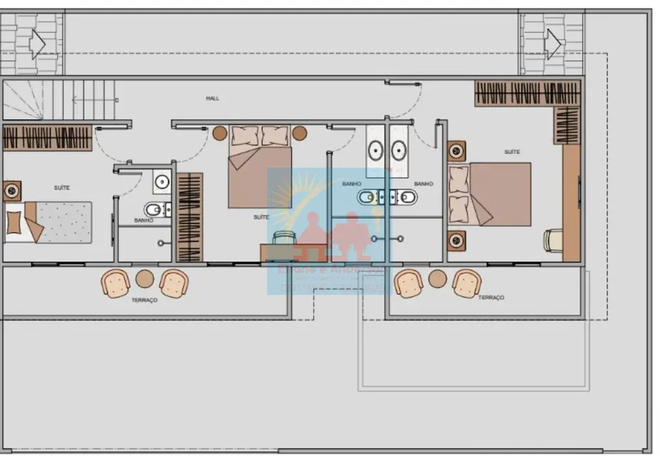 Sobrado com 4 quartos à venda, 127m2 em Guilhermina, Praia Grande - SP - imagem 4 Foto 4 de Sobrado com 4 quartos à venda, 127m2 em Guilhermina, Praia Grande - SP