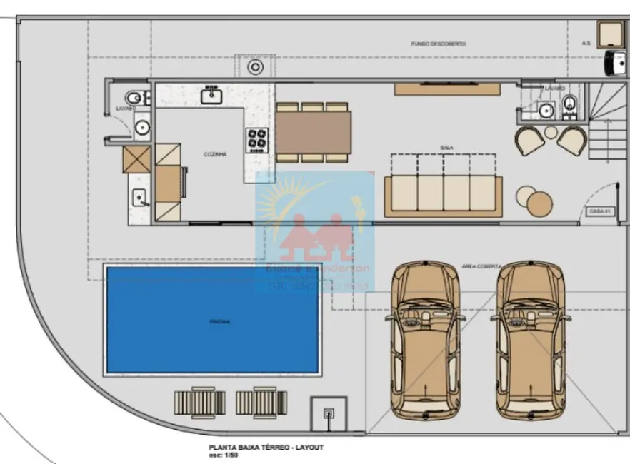 Sobrado com 4 quartos à venda, 127m2 em Guilhermina, Praia Grande - SP - imagem 7 Foto 7 de Sobrado com 4 quartos à venda, 127m2 em Guilhermina, Praia Grande - SP
