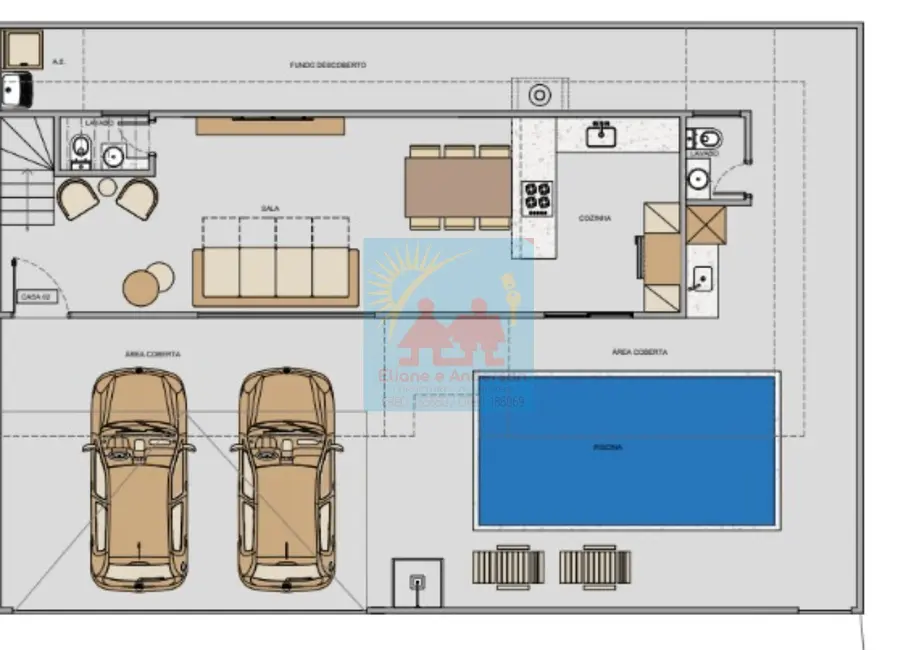 Sobrado com 4 quartos à venda, 127m2 em Guilhermina, Praia Grande - SP - imagem 6 Foto 6 de Sobrado com 4 quartos à venda, 127m2 em Guilhermina, Praia Grande - SP