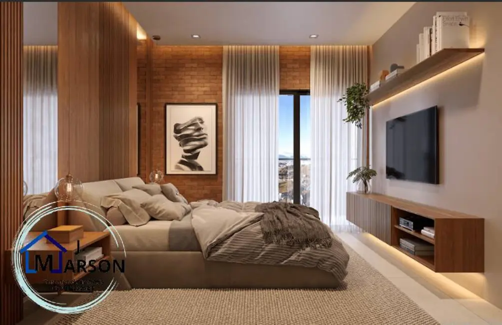 Foto 6 de Apartamento com 1 quarto à venda, 50m2 em Sumaré, Caraguatatuba - SP