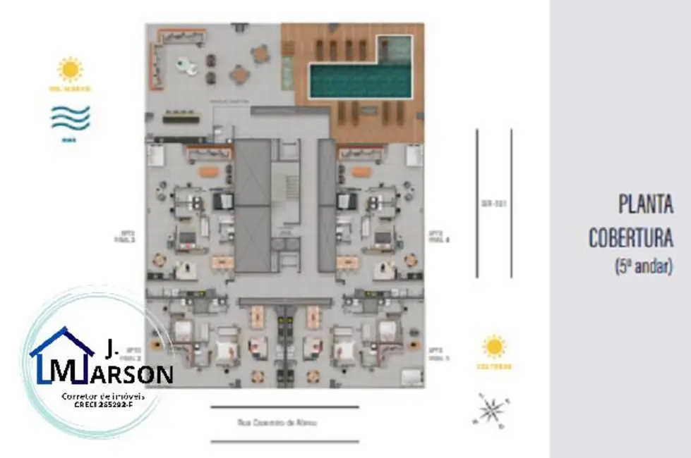 Foto 6 de Apartamento com 2 quartos à venda, 107m2 em Ubatuba - SP