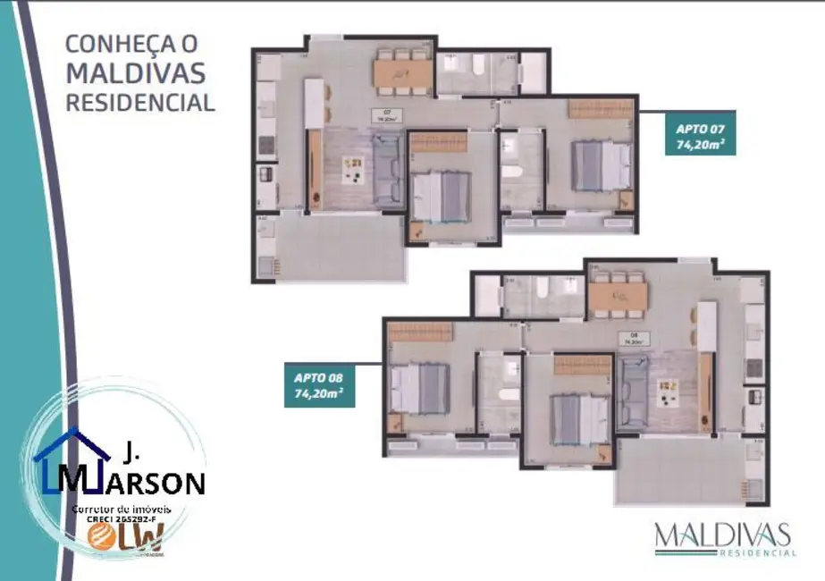 Foto 9 de Apartamento com 2 quartos à venda, 74m2 em Ubatuba - SP