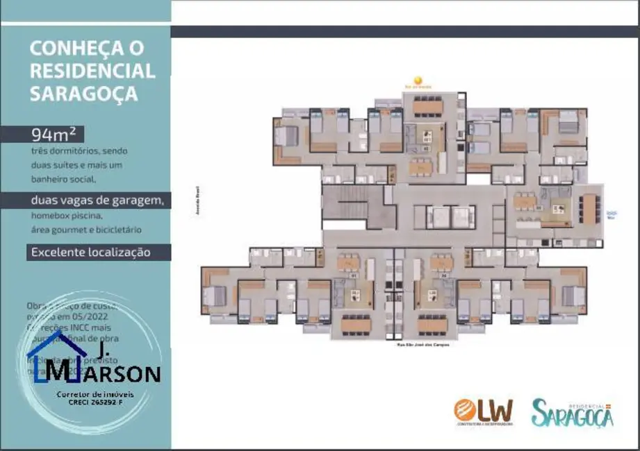 Apartamento com 3 quartos à venda, 94m2 em Sumaré, Caraguatatuba - SP - imagem 6 Foto 6 de Apartamento com 3 quartos à venda, 94m2 em Sumaré, Caraguatatuba - SP