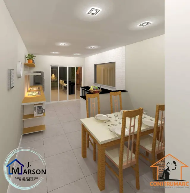 Foto 6 de Sobrado com 3 quartos à venda, 152m2 em Pontal de Santa Marina, Caraguatatuba - SP