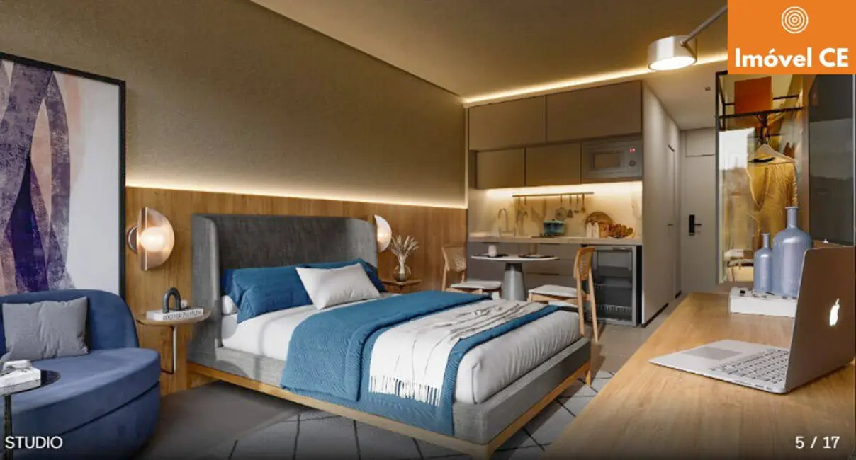 Foto 5 de Apartamento com 1 quarto à venda, 45m2 em Meireles, Fortaleza - CE