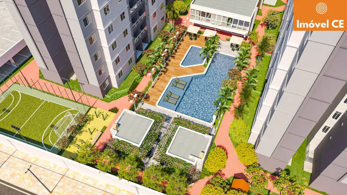 Foto 1 de Apartamento com 3 quartos à venda, 60m2 em Praia do Futuro I, Fortaleza - CE