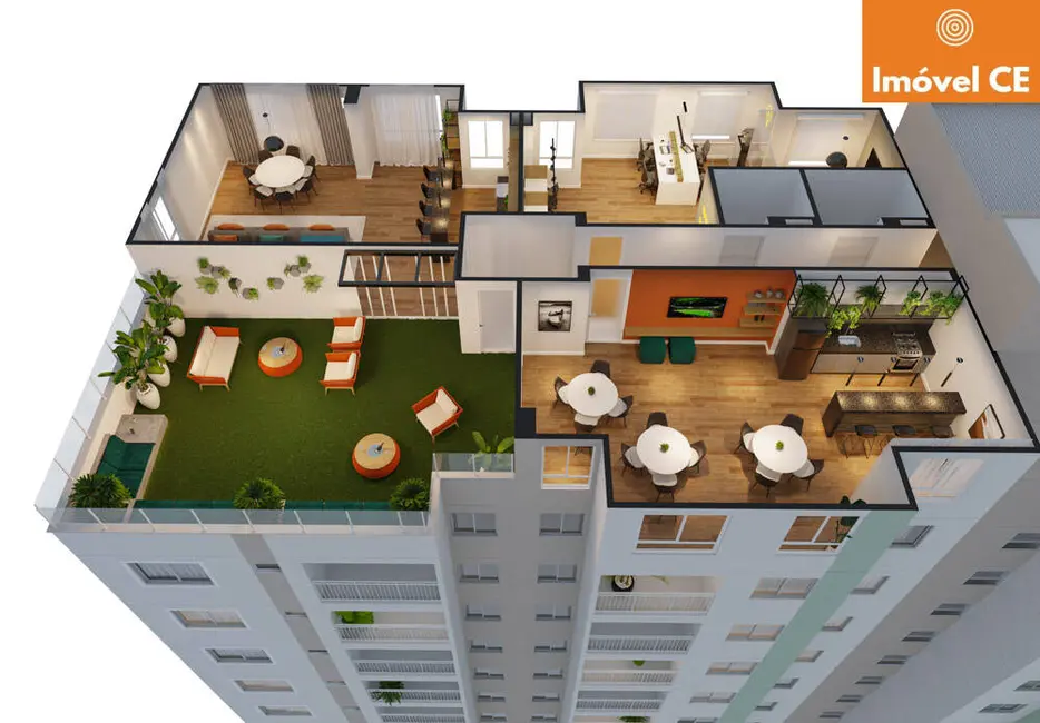 Foto 8 de Apartamento com 2 quartos à venda, 47m2 em Praia do Futuro II, Fortaleza - CE