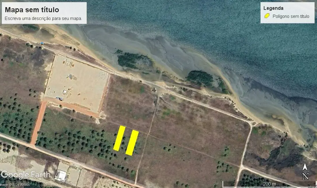 Foto 4 de Terreno / Lote à venda, 499m2 em Itarema - CE