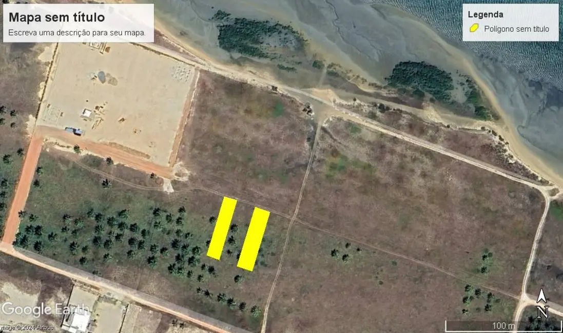 Foto 3 de Terreno / Lote à venda, 499m2 em Itarema - CE