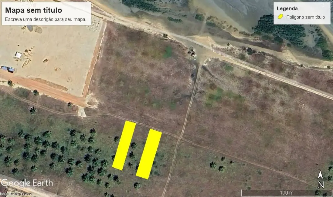 Foto 2 de Terreno / Lote à venda, 499m2 em Itarema - CE