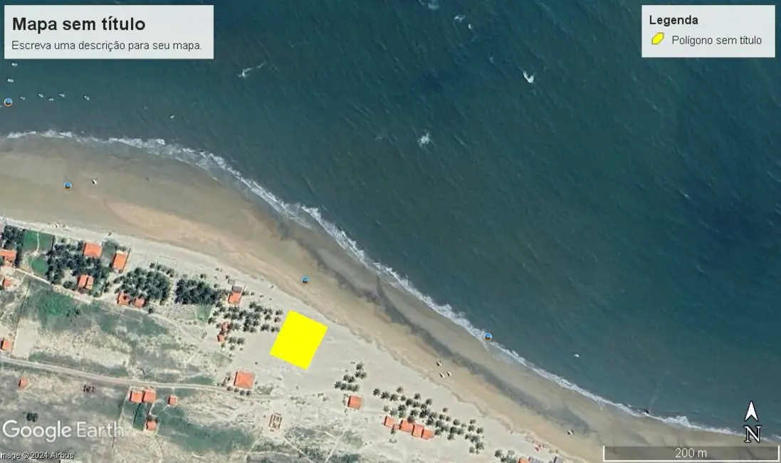 Foto 4 de Terreno / Lote à venda, 3800m2 em Amontada - CE